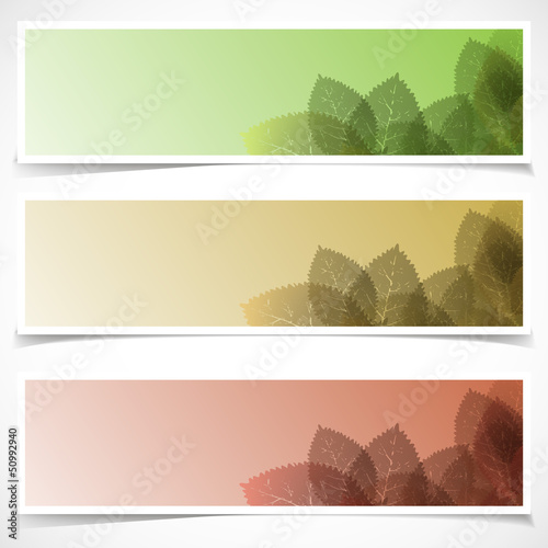 Website header or banner set. EPS 10.