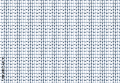 Vetstor seamless background. White knitted fabric