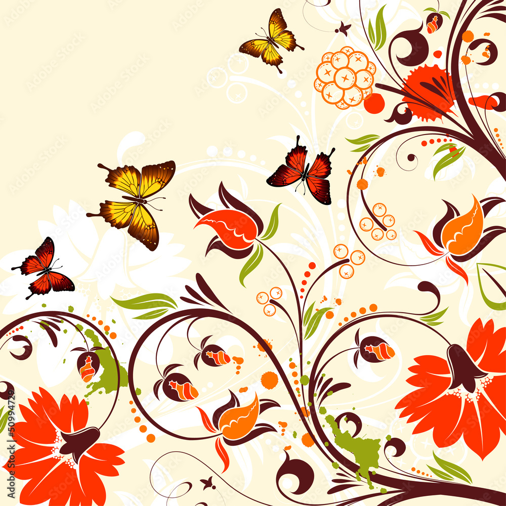 Obraz premium Flower Frame