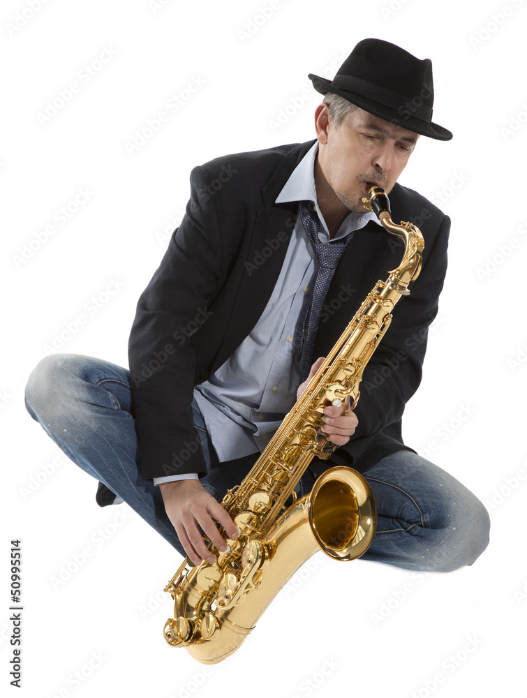 Obraz premium Saxophonist