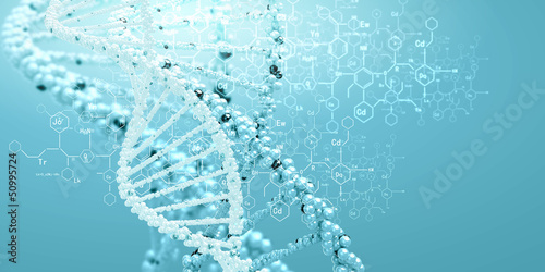 DNA-Molekül Fototapete