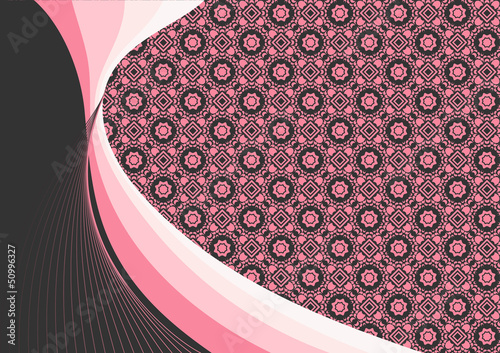 background with small floral elements