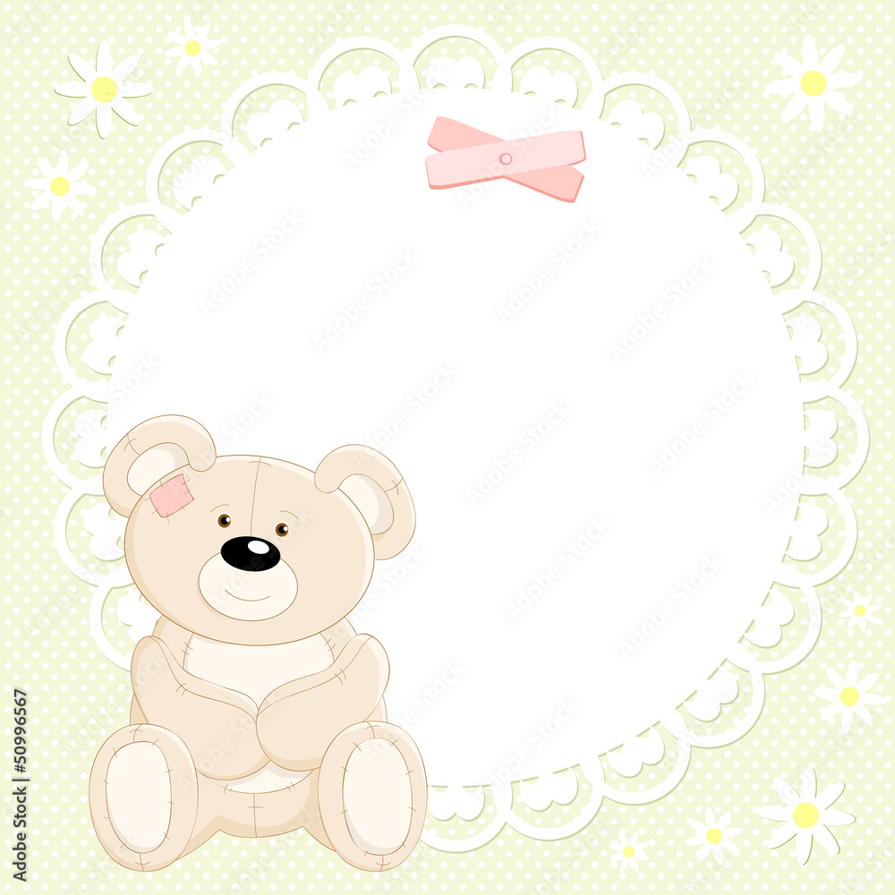 Fototapeta premium Cute toy bear