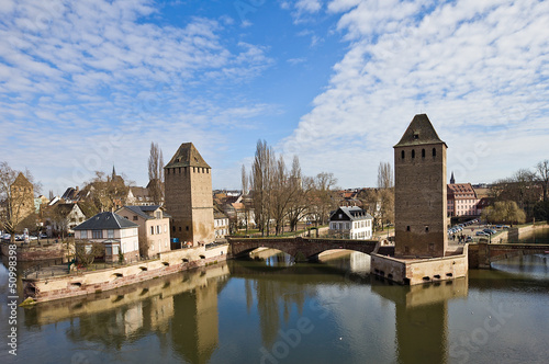 Covered Bridges (Ponts Couverts ). Strasbourg, France
