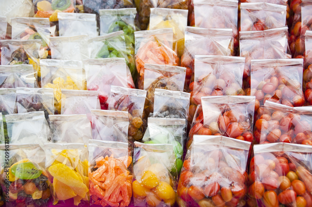 Fototapeta premium Dry preserved fruits.