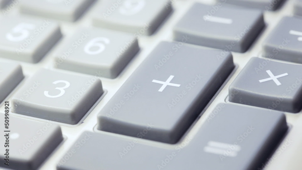 Calculation. Man working with a calculator. Calculation. Man working with a calculator.