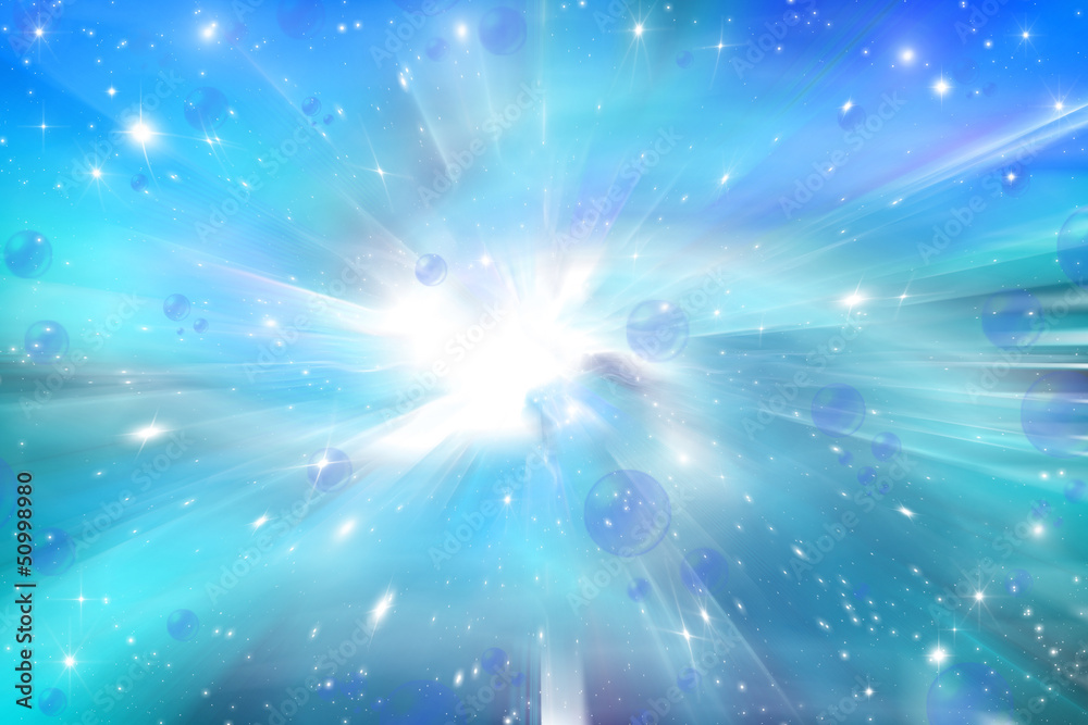 Naklejka premium Blue abstract background