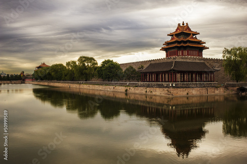 Forbidden City and the moat  Beijing