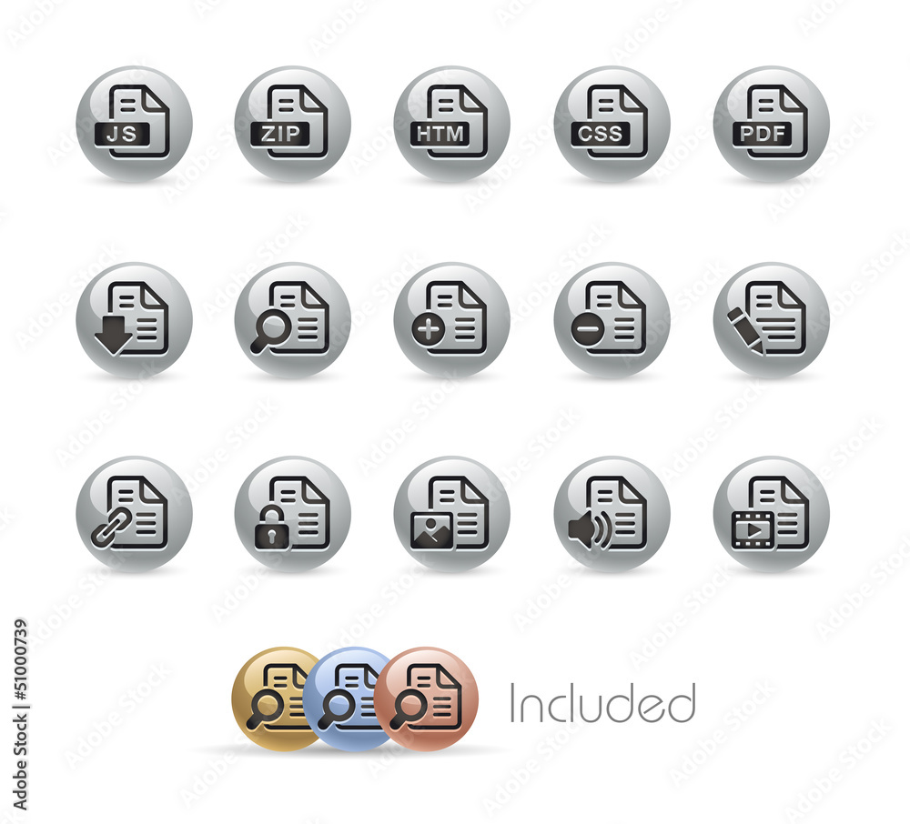 Documents Icons 1 of 2 / Vector includes 4 Documents Icons 1 of 2 / Vector includes 4