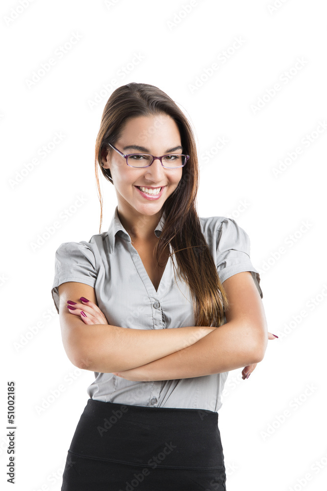 Happy business woman Happy business woman