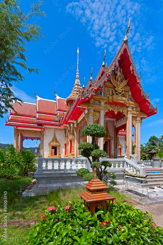 Naklejka premium Buddhist temple