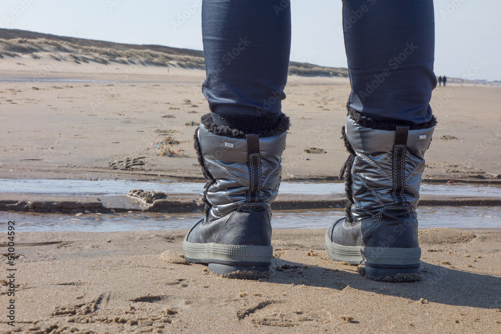 Boots made for beach walking