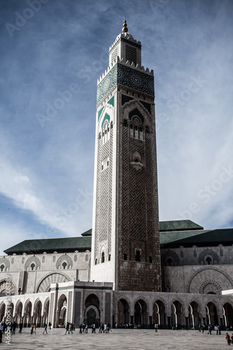 The Mosque of Hassan II in Casablanca, Africa