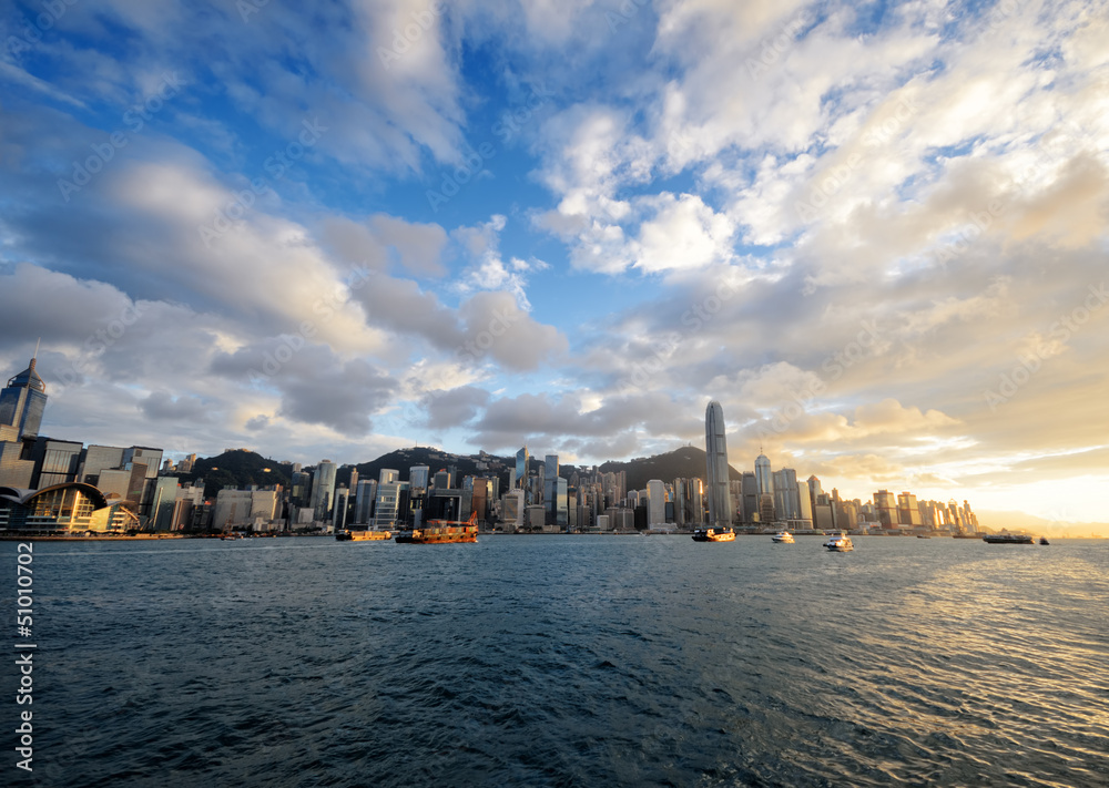 Naklejka premium Hong Kong