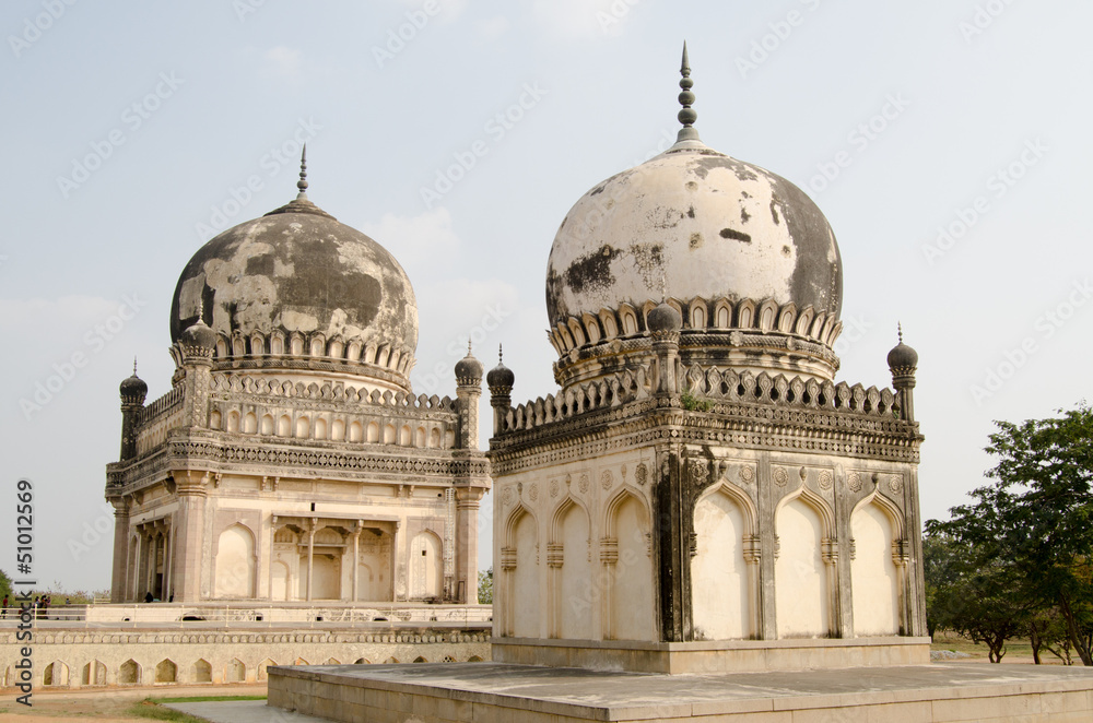 Fototapeta premium Courtesans' tombs, Hyderabad