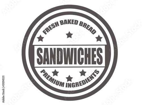 Sandwiches stamp