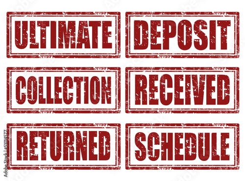 Set of stamps