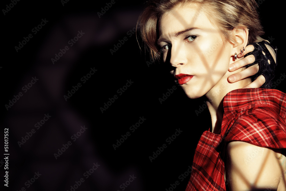 Fototapeta premium courageous woman
