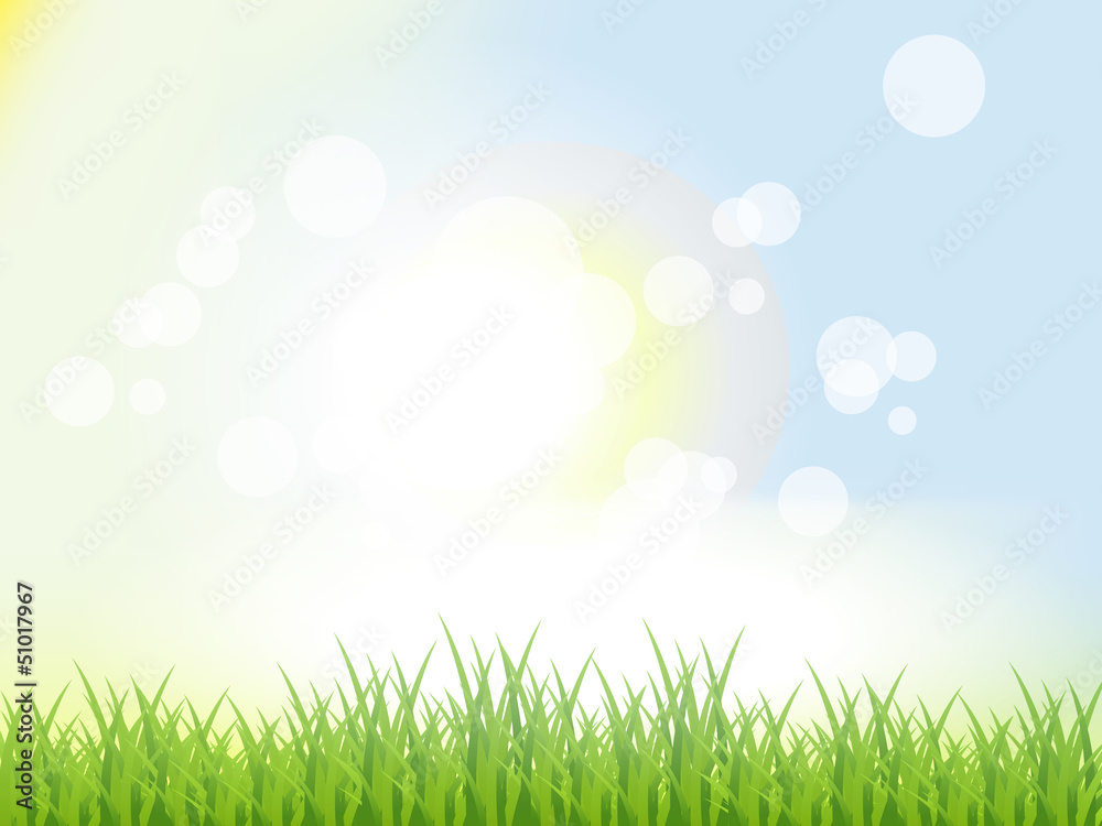 Abstract Summer Background. Beautiful Vector Illustration