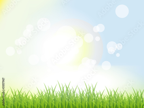 Abstract Summer Background. Beautiful Vector Illustration