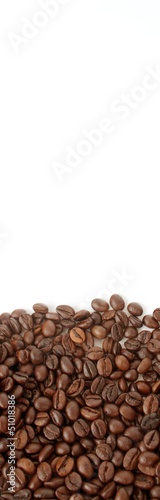 Coffee grunge on the light background