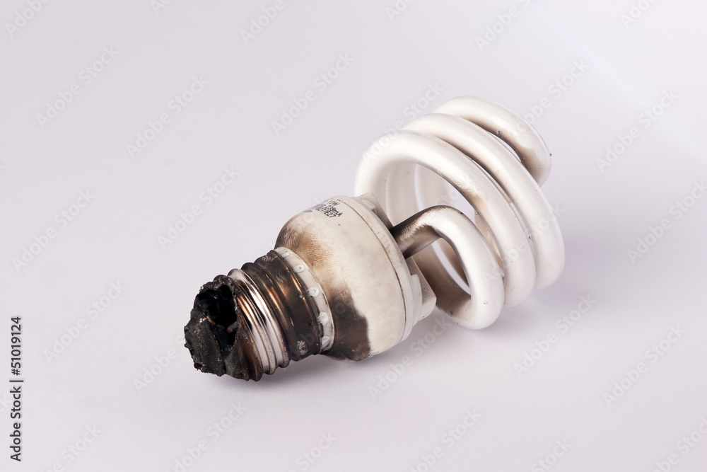 Light Bulb Burned Light Bulb Burned