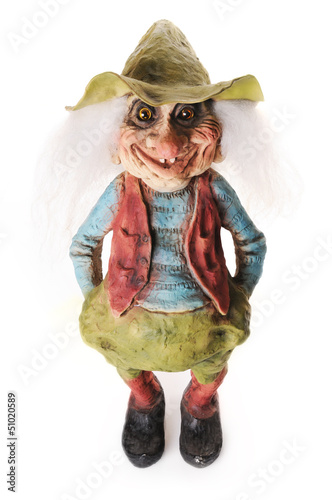 Norweski troll vagabond w kapeluszu Stock Photo | Adobe Stock