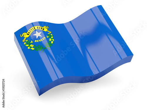 Wavy icon of nevada