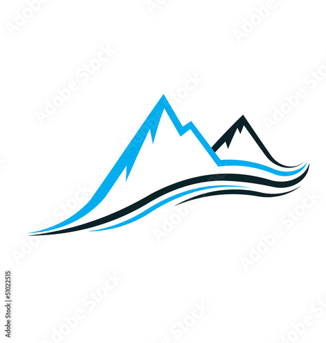 Mountain swoosh