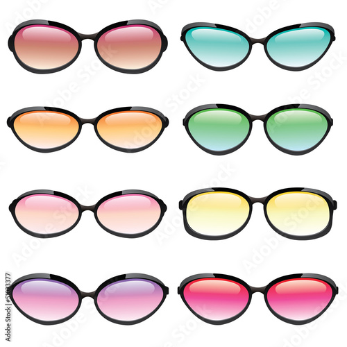 Colorful Set of Sunglasses