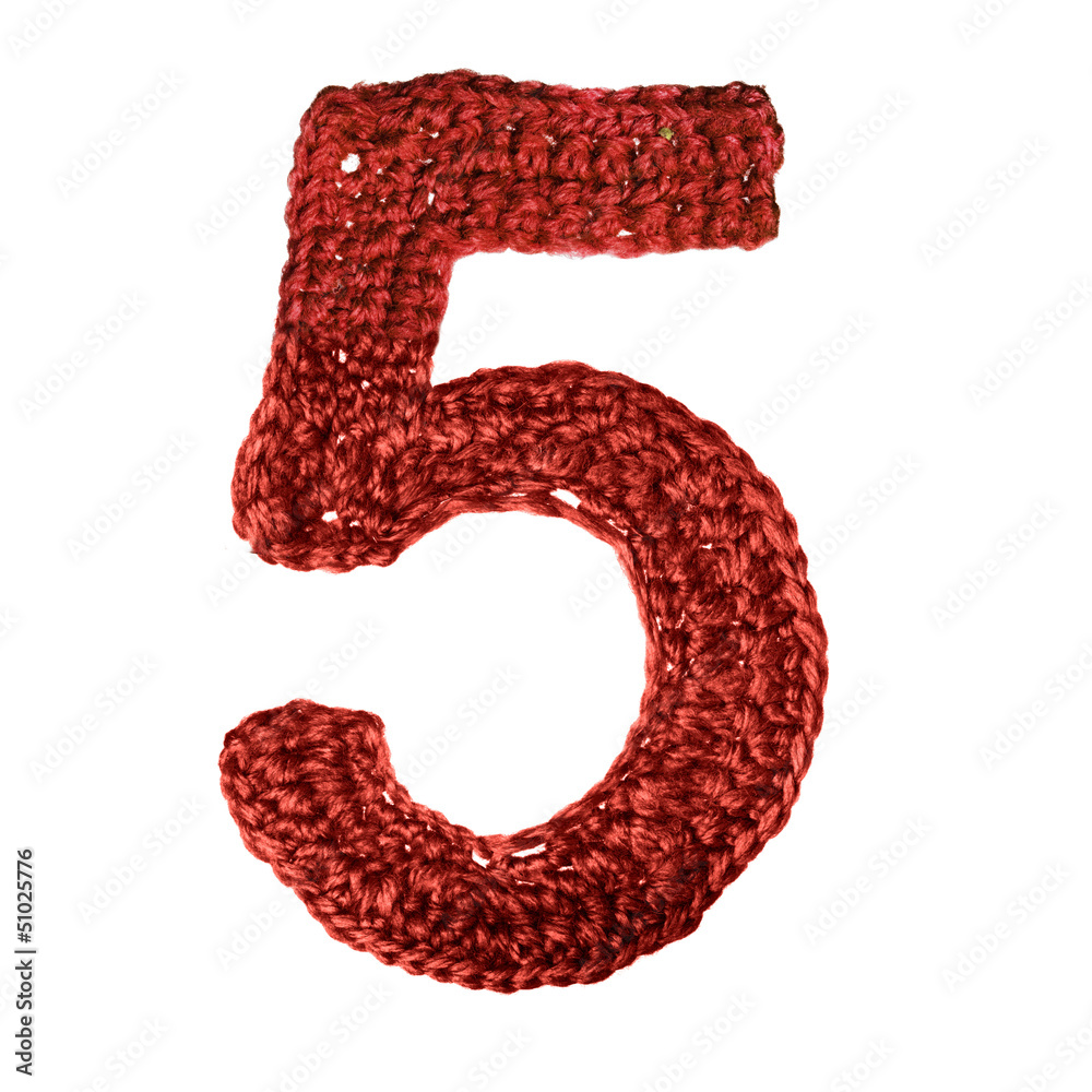 digit of knit alphabet digit of knit alphabet