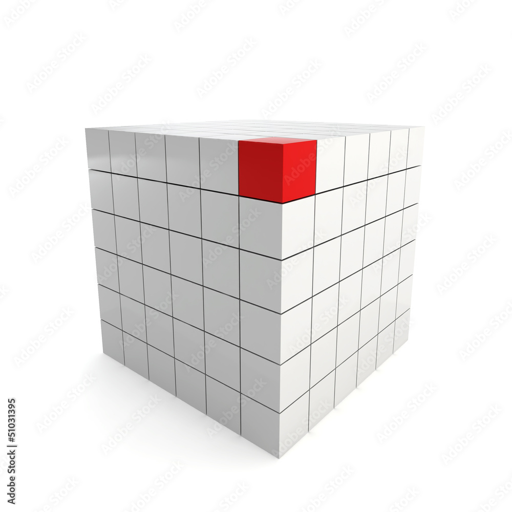 Fototapeta premium Unique cube