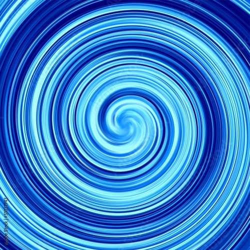 Abstract glossy art swirl water blue background 2