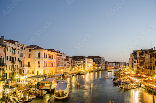 VENICE, ITALY - JUNE 30: View from Rialto bridge on June 30, 201 © Elnur
