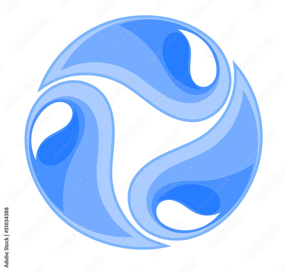 Water symbol Water symbol