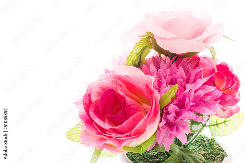 Fototapeta premium artificial roses