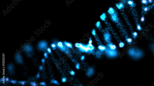 Animated abstract DNA, HD 1080p, loop.