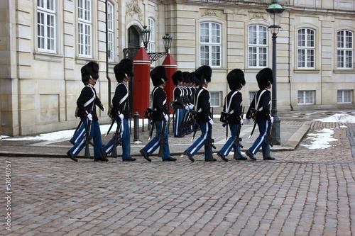 Königinnengarde Schloß Amalienborg photo