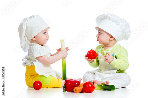 babies boy and girl wearing...