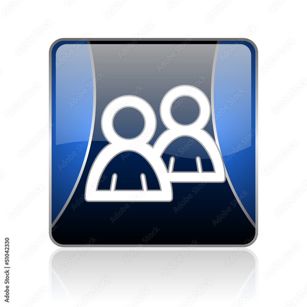 forum blue square web glossy icon forum blue square web glossy icon