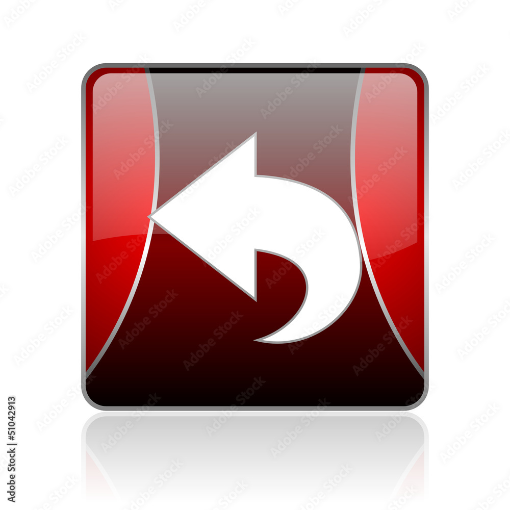 back red square web glossy icon back red square web glossy icon