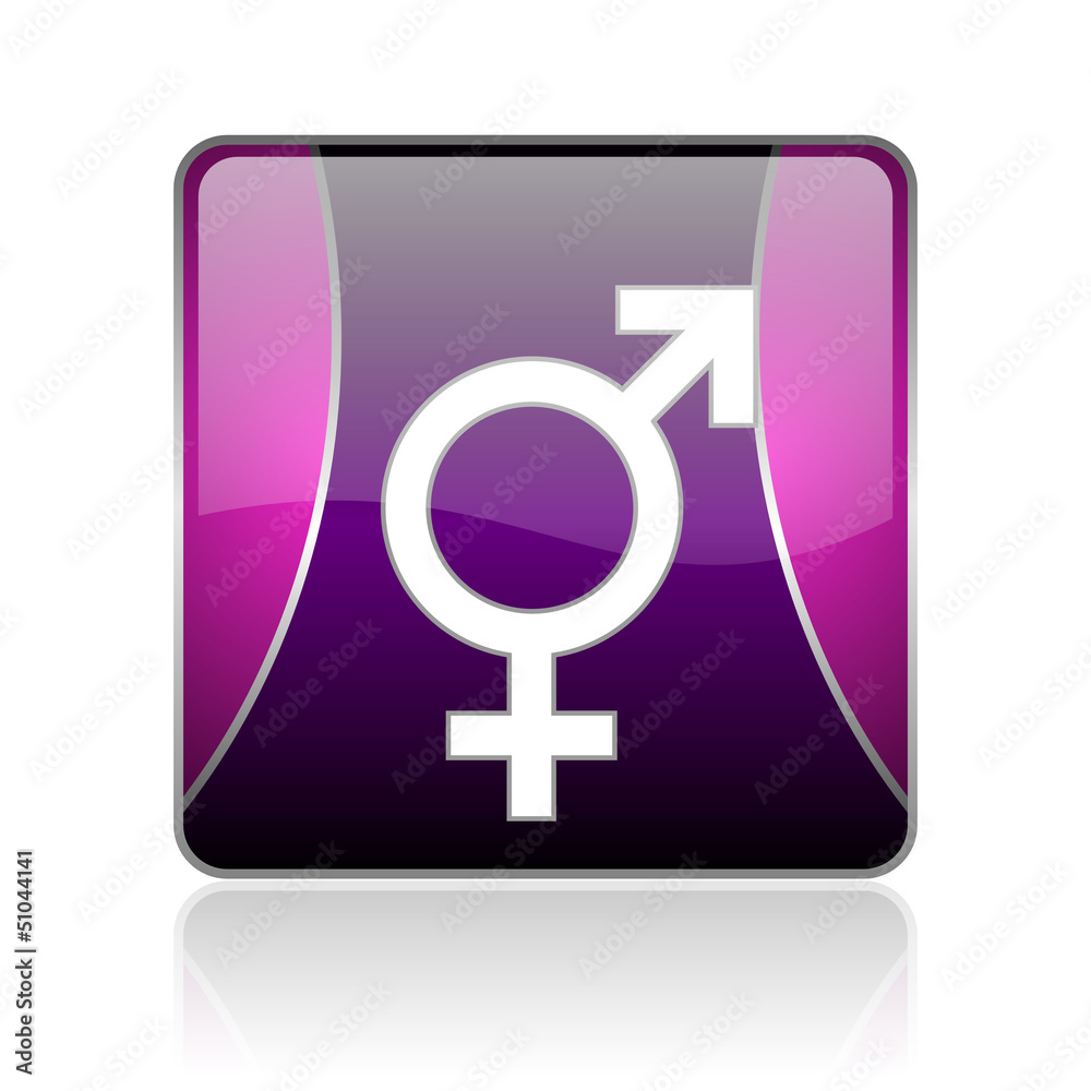 sex violet square web glossy icon sex violet square web glossy icon