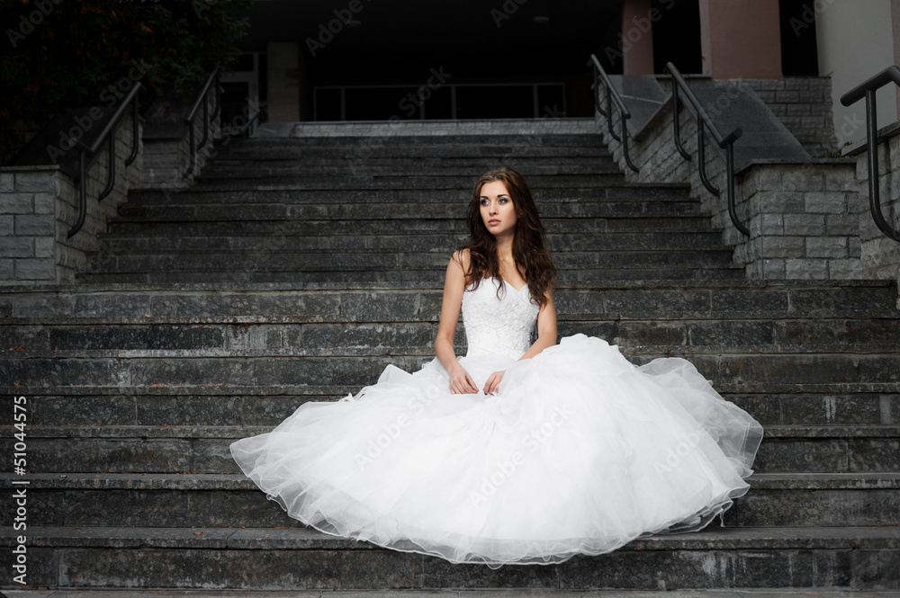 beautiful young woman in wedding dress beautiful young woman in wedding dress