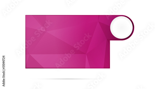 template with blank circle tag