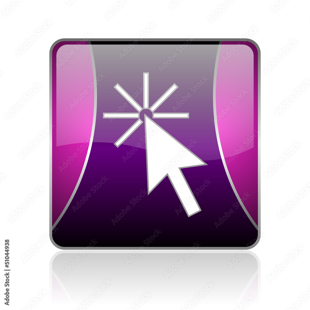 click here violet square web glossy icon click here violet square web glossy icon