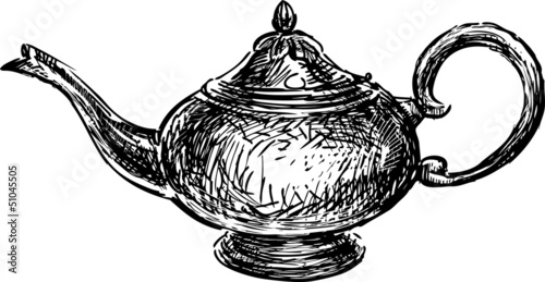 teapot in east style