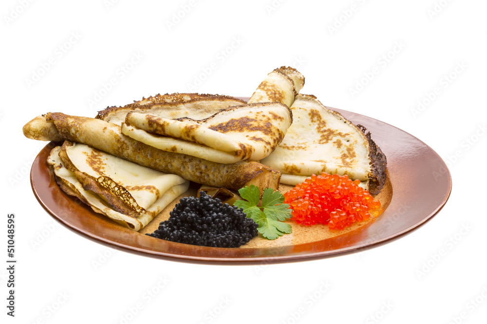 Russian pancakes Russian pancakes