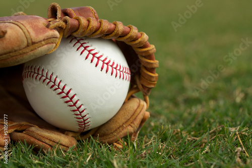 Baseball in a Glove