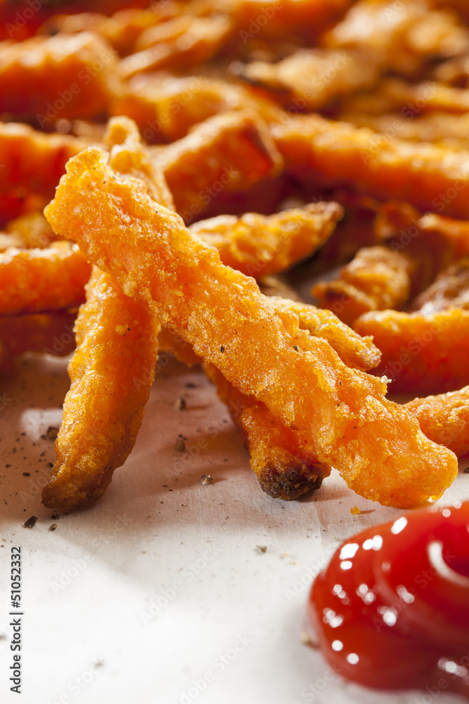 Cripsy Organic Sweet Potato Fries Cripsy Organic Sweet Potato Fries