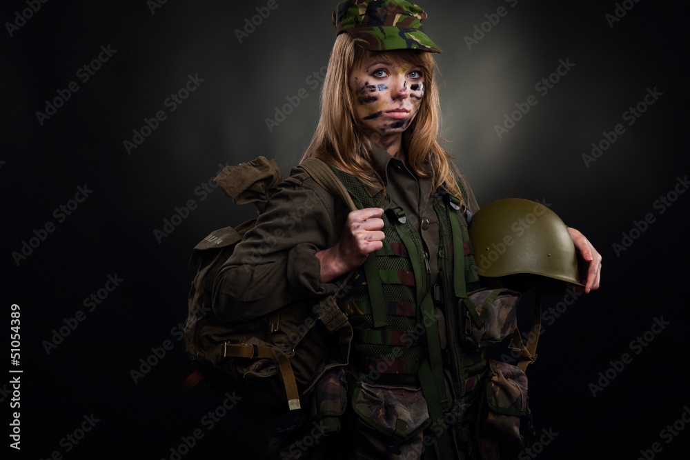 millitary girl millitary girl
